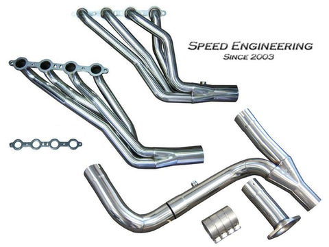 Speed Engineering SPEED ENGINEERING LONG TUBE & Y-PIPE 99-06 GM TRUCK (4.8/5.3/6.0)