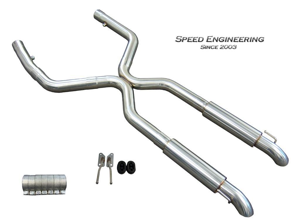 SPEED ENGINEERING TRUE DUAL EXHAUST (AXLE DUMP) 98-02 CAMARO