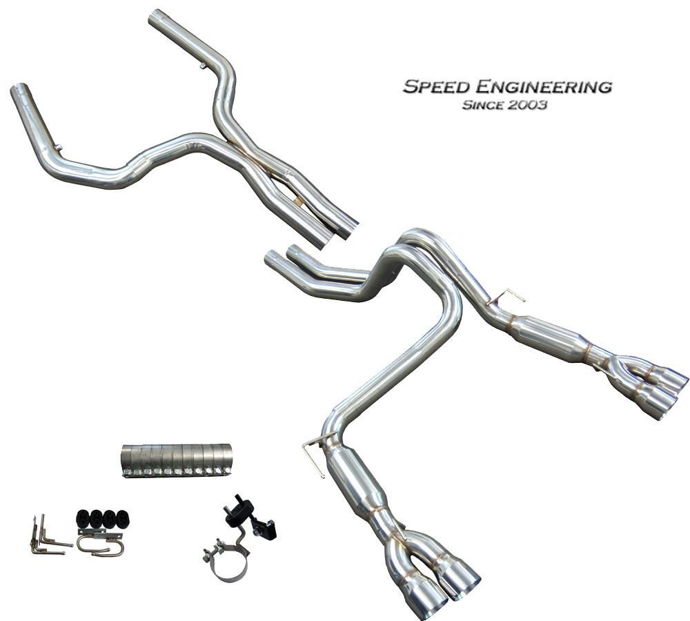 SPEED ENGINEERING TRUE DUAL EXHAUST (REAR EXIT) 98-02 CAMARO