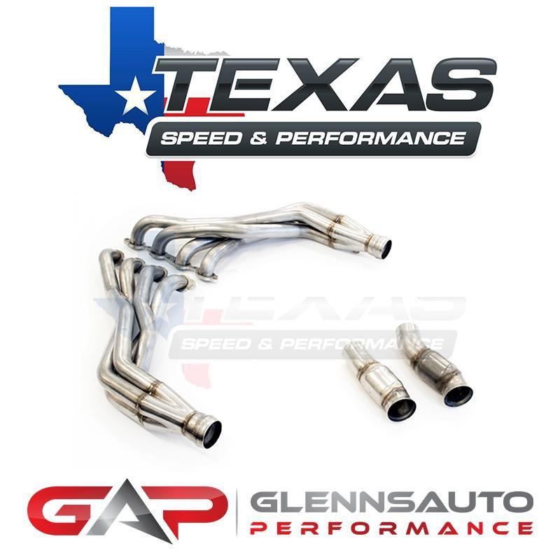 Texas Speed (TSP) 2016+ 6th Gen Camaro Long Tubes w/ Optional Catted X-Pipe